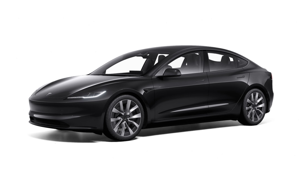 Accueil tesla model 3 noir uni opaque restyle